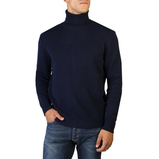 Buy blue 100% Cashmere - T-NECK-M