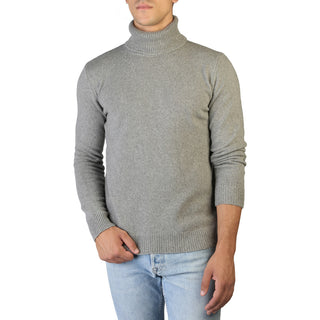 Buy grey 100% Cashmere - T-NECK-M